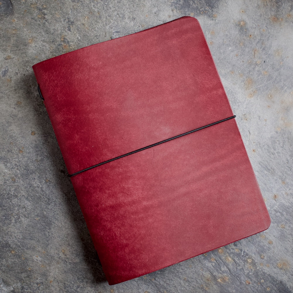 Handmade A5 Leather Journal Cover