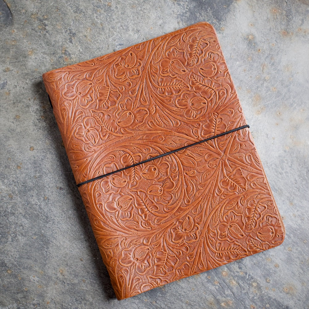 Handmade A5 Leather Journal Cover