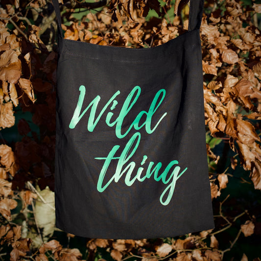 ‘Wild Thing’ foraging bag and Leather buckle