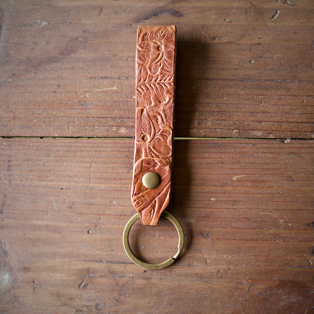 Leather Loop Keyring